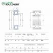 Rodamiento de bolas 61905-SKF