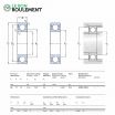 Rodamiento de bolas 61910-2RS1-SKF