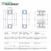 Rodamiento de bolas 61912-2RS1-SKF