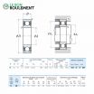 Rodamiento de bolas 61919-VV-NSK