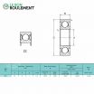 Rodamiento de bolas 6807-ZZ-KML