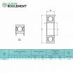 Rodamiento de bolas 6906-ZZ-KML