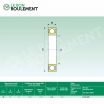 Rodamiento de bolas 6910-2RS