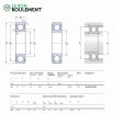 Rodamiento de bolas W61909-2RS1-SKF