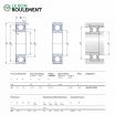 Rodamiento de bolas W61907-2RS1-SKF