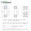 Rodamiento de bolas W61902-2Z-SKF