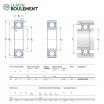 Rodamiento de bolas W61806-2RS1-SKF