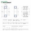 Rodamiento de bolas W61802-2Z-SKF