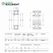 Rodamiento de bolas 61948-MA-C3-SKF