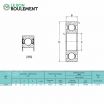 Rodamiento de bolas 6000-2RS-C3-KML