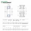 Rodamiento de bolas 6000-2RSL-TN9-C3-VT162-SKF