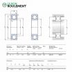 Rodamiento de bolas 6000-2Z-C4-SKF