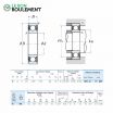 Rodamiento de bolas 6000-VV-NSK