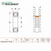 Rodamiento de bolas 6002-BHTS-2RS-VT250-280