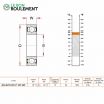 Rodamiento de bolas 6004-BHTS-2RS-VT250-280