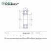 Rodamiento de bolas 6005-2Z-VA201-SKF