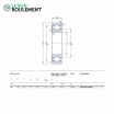 Rodamiento de bolas 6005-2Z-VA208-SKF