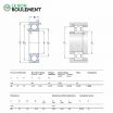 Rodamiento de bolas 6005-C3-SKF