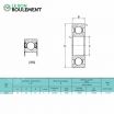 Rodamiento de bolas 6006-2RS-INOX-KML