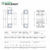 Rodamiento de bolas 6006-Z-SKF